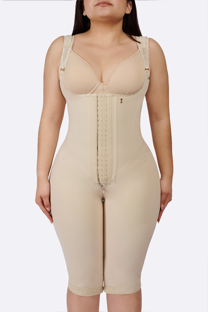 Reloj de Arena a la Rodilla - Beige