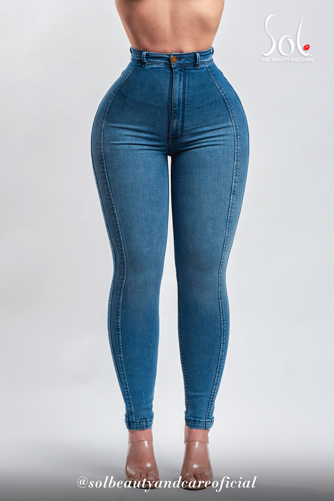 Blue Beryl Push Up Jeans