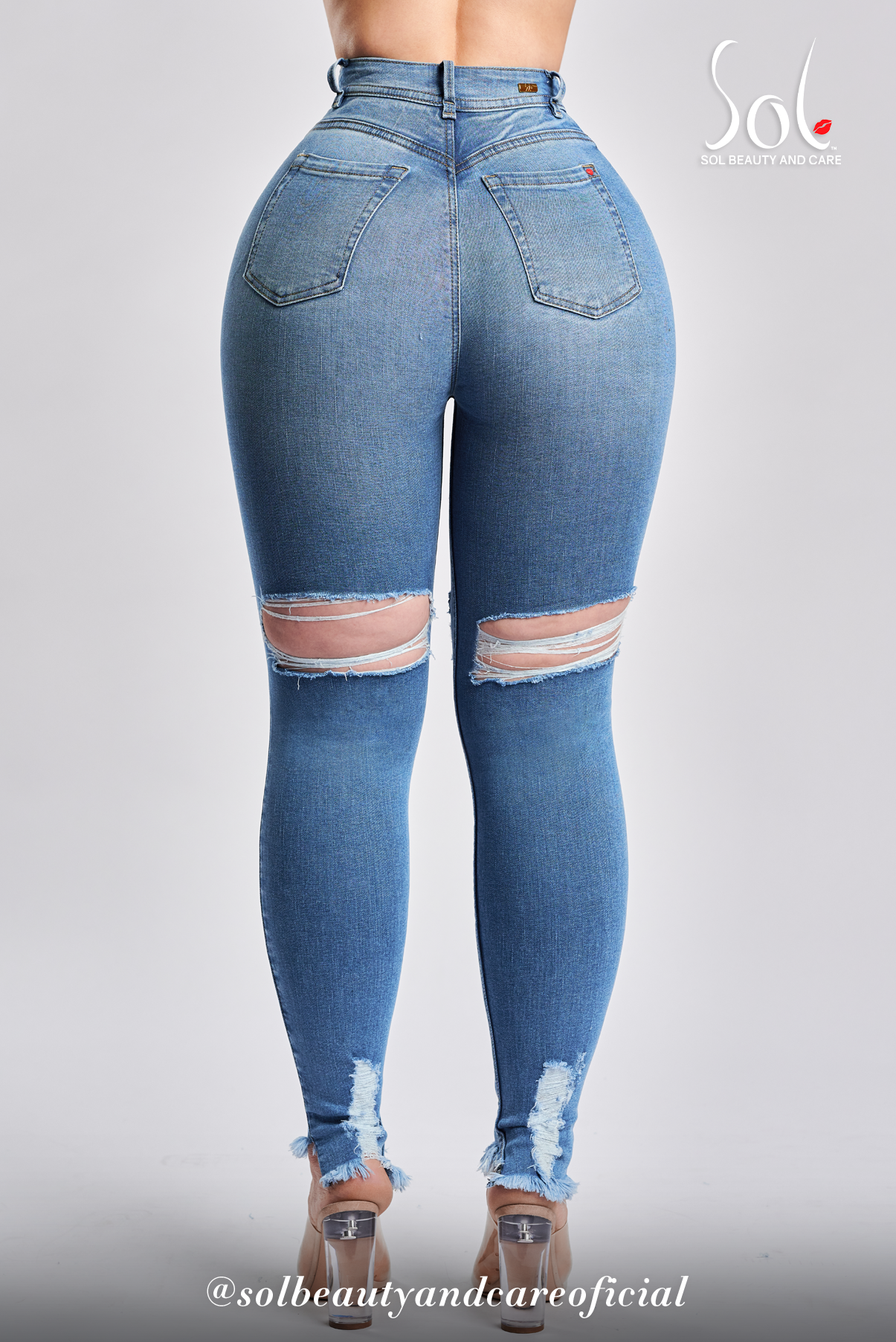 Jeans Capri Blue