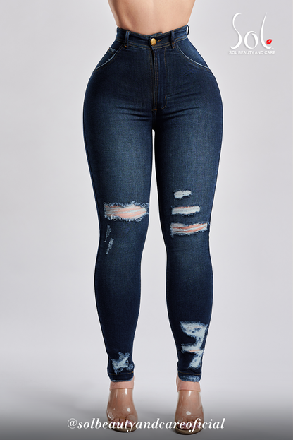 Jeans Fancy Dark Blue