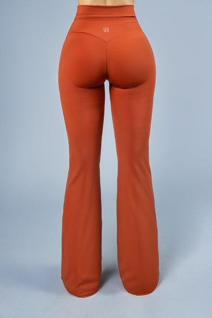 Yoga Leggins ShapePRO Denisse Flared Orange