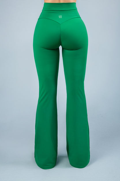 Yoga Leggins ShapePRO Denisse Flared Green