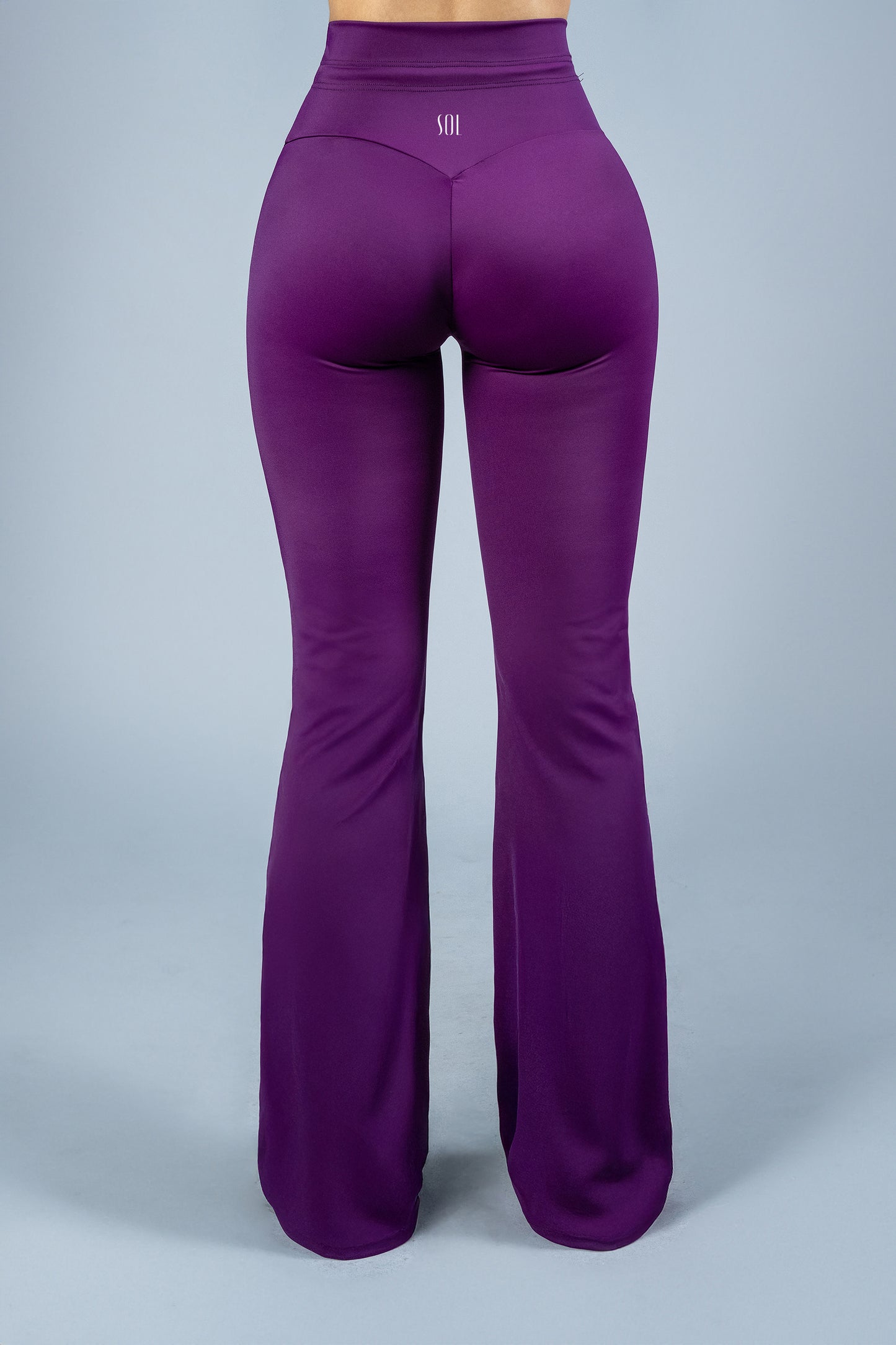 Yoga Leggins ShapePRO Denisse Flared Satin Purple