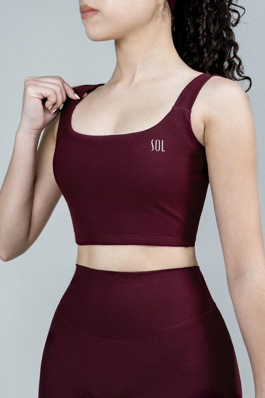 Top ShapePRO Sherlyn Burgundy